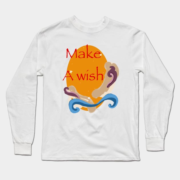Make a wish Long Sleeve T-Shirt by Imimz.z designs